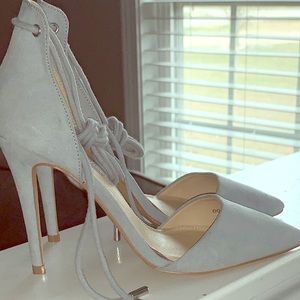 Baby blue heels